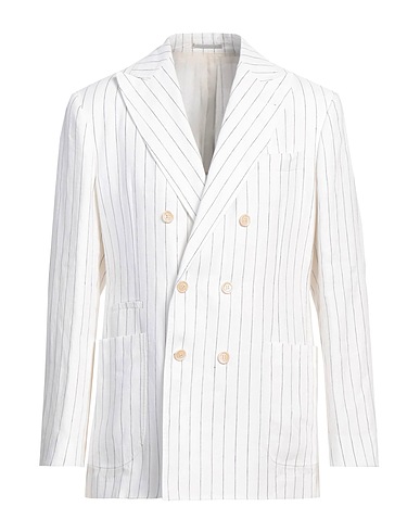 BRUNELLO CUCINELLI Blazer White 100% Linen