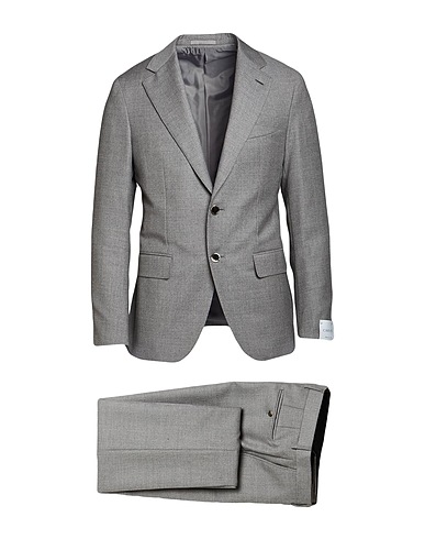 CARUSO Suits Grey 100% Wool