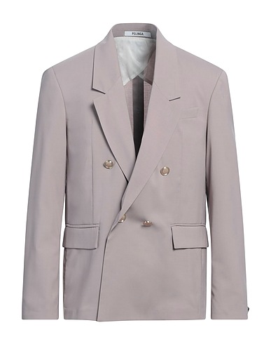 PELINGA Blazer Taupe 54% Virgin Wool, 45% Polyester, 1% Elastane