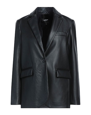 DESIGUAL Blazer Black 100% Polyurethane