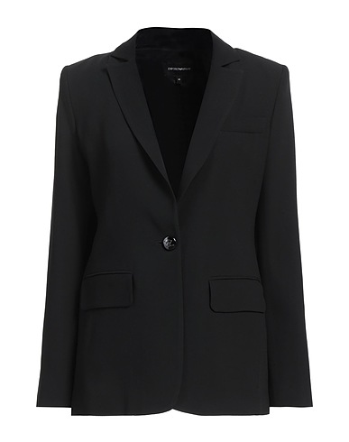 EMPORIO ARMANI Blazer Black 98% Viscose, 2% Elastane
