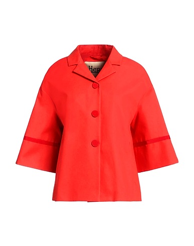 HERNO Blazer Red 100% Cotton, Viscose