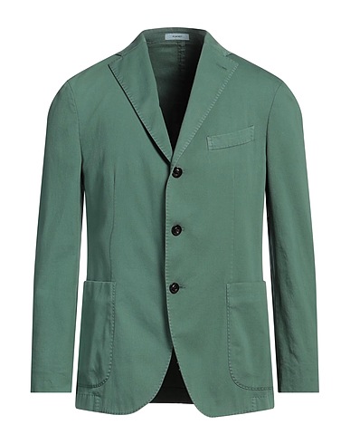 BOGLIOLI Blazer Green 98% Cotton, 2% Elastane