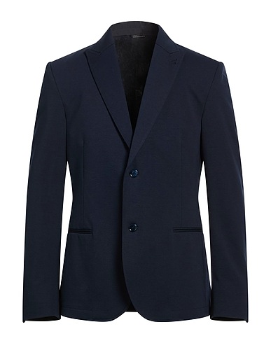 GREY DANIELE ALESSANDRINI 자켓 미드나잇 블루 52% 코튼, 40% 폴리아미드, 8% 엘라스테인