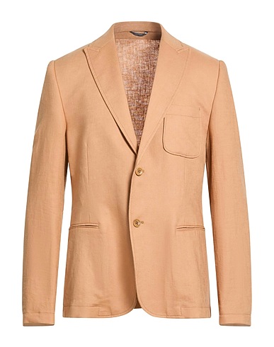 DANIELE ALESSANDRINI HOMME Blazer Sabbia 55% Lino, 45% Viscosa