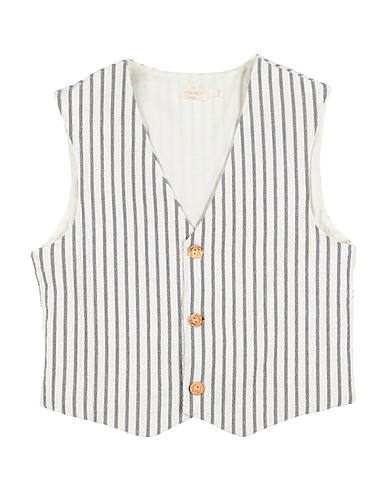 LALALÙ Panciotto Bianco 98% Cotone, 2% Elastan