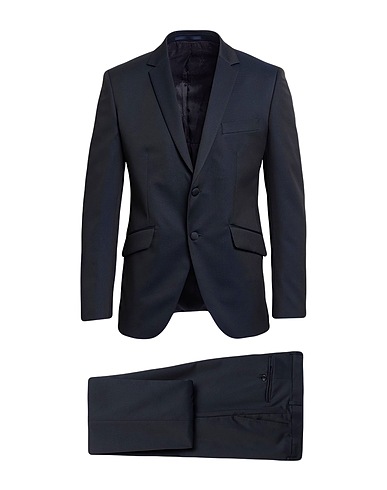 EDUARDO BOSCH DE SERRANO Suits Midnight blue 51% Polyester, 23% Wool, 19% Acetate, 6% Polyamide, 1% Elastane