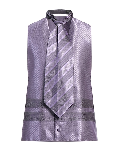 EDUARDO BOSCH DE SERRANO Waistcoat Lilac 64% Polyester, 36% Acetate