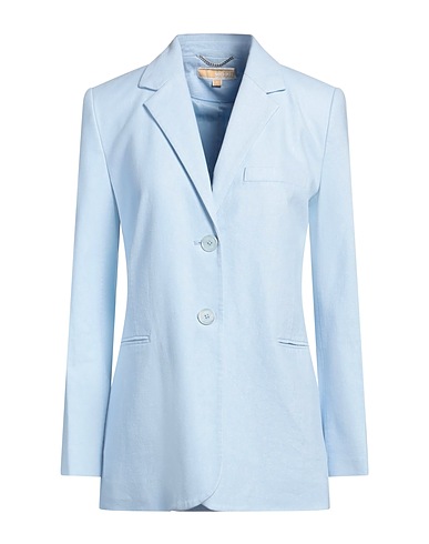 MICHAEL MICHAEL KORS Blazer Light blue 54% Linen, 46% Viscose