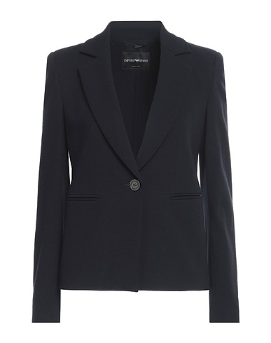 EMPORIO ARMANI Blazer Midnight blue 74% Viscose, 18% Polyamide, 8% Elastane