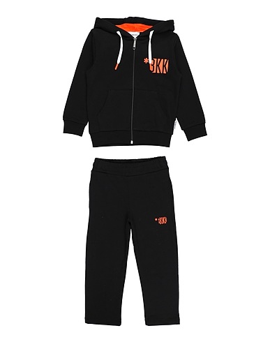 BIKKEMBERGS Sportanzug Schwarz 100% Baumwolle