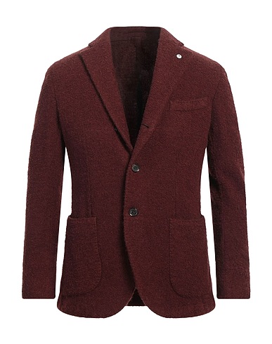 L.B.M. 1911 Blazer Dark brown 87% Wool, 13% Polyamide