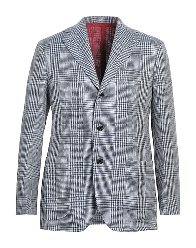SARTORIO Blazer Pastel blue 53% Silk, 24% Viscose, 23% Cotton