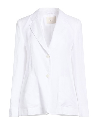 19.70 NINETEEN SEVENTY Blazer White 100% Linen