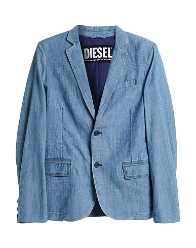 FAY Blazer Pastel blue 100% Cotton