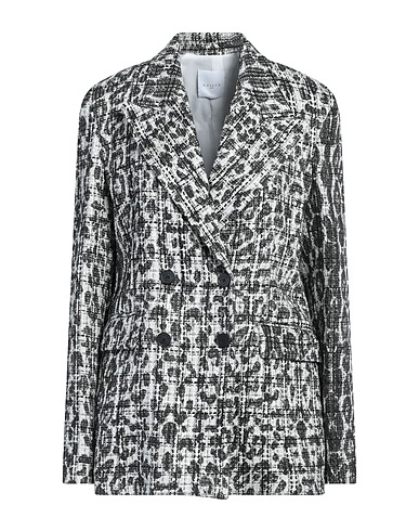 GAëLLE Paris Blazer Black 38% Acrylic, 37% Polyester, 16% Viscose, 6% Cotton, 3% Metallic fiber