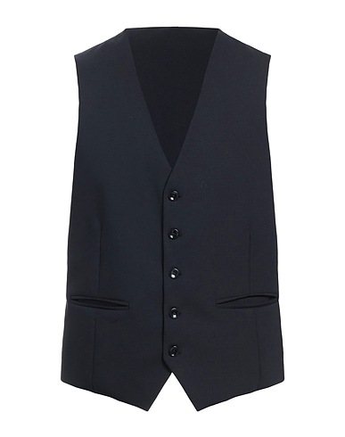 GAI MATTIOLO Suit vest Midnight blue 98% Virgin Wool, 2% Elastane