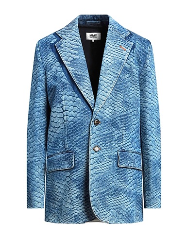 MM6 MAISON MARGIELA Blazers Blau 100% Baumwolle