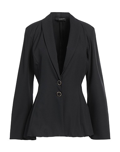 ANGELA MELE MILANO Blazer Black 50% Viscose, 44% Polyester, 6% Elastane