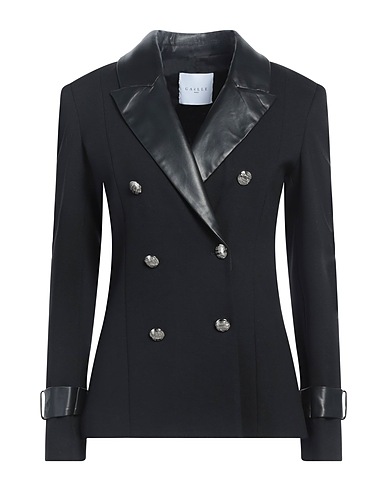 GAëLLE Paris Blazer Black 65% Viscose, 30% Polyamide, 5% Elastane, Polyurethane