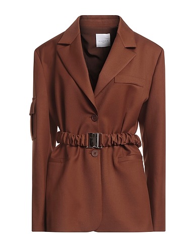 GAëLLE Paris Blazer Brown 62% Polyester, 35% Rayon, 3% Elastane