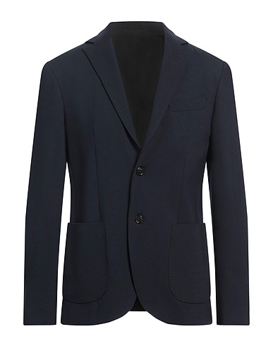 SEVENTY VENEZIA Blazer Midnight blue 65% Viscose, 30% Polyamide, 5% Elastane