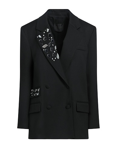 GAëLLE Paris Blazer NOIR Black 66% Polyester, 33% Viscose, 1% Elastane