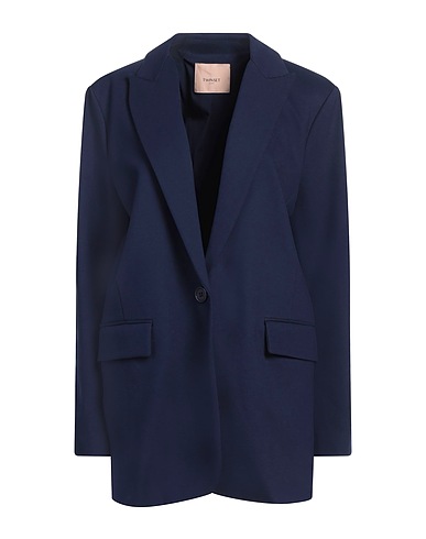 TWINSET Giacca Blu china 65% Viscosa, 32% Poliammide, 3% Elastan