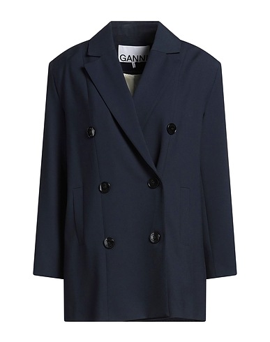 GANNI SUITS AND CO-ORDS Midnight blue 48% Recycled polyester, 45% EcoVero™ viscose, 4% Elastane, 3% Polyester