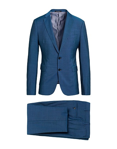 EMPORIO ARMANI Suits M LINE Pastel blue Virgin Wool