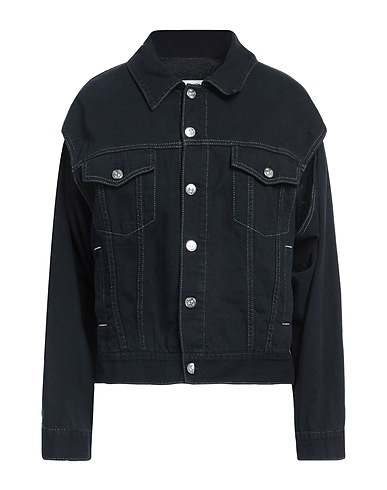 MM6 MAISON MARGIELA Giubbotto jeans Nero 100% Cotone