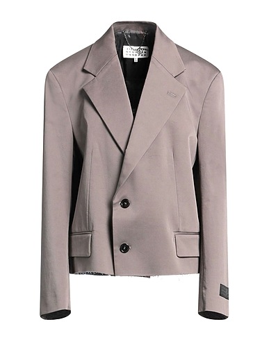 MM6 MAISON MARGIELA Blazer Grey 97% Cotton, 3% Elastane