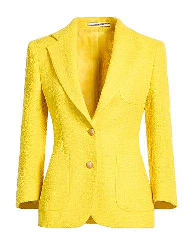 TAGLIATORE 02-05 Blazer Yellow 87% Polyester, 13% Linen