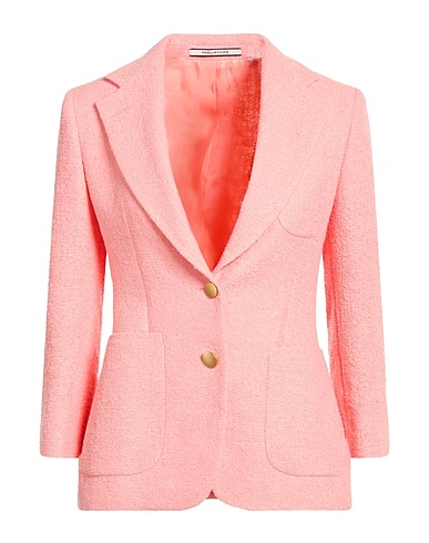 TAGLIATORE 02-05 Пиджак Лососево-розовый 87% Полиэстер, 13% Лен