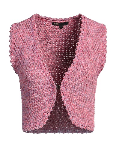 MAJE Vest Magenta 35% Viscose, 34% Cotton, 12% Polyamide, 11% Polyester, 8% Metallic fiber