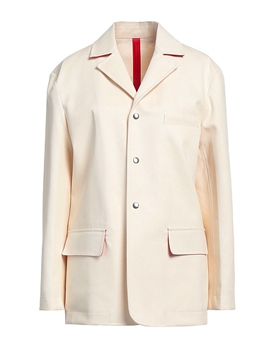 PLAN C Blazer Ivory 64% Cotton, 30% Polyester, 6% Polyurethane