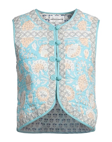 ANTIK BATIK Vest Azure 100% Cotton