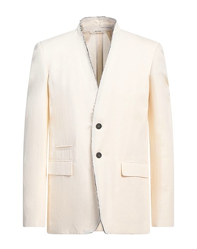 ISABEL BENENATO Jacket Cream 72% Cotton, 28% Linen