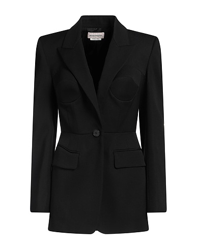 MCQUEEN Blazer Black 100% Wool