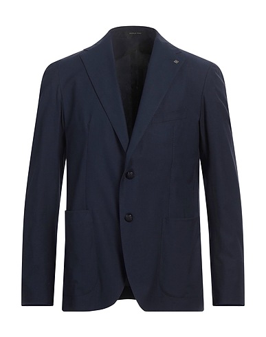 TAGLIATORE Blazer Midnight blue 58% Virgin Wool, 38% Cotton, 4% Elastane