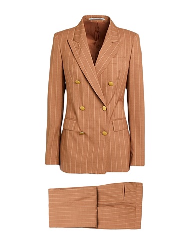 TAGLIATORE 02-05 Suit Brown 93% Virgin Wool, 7% Silk