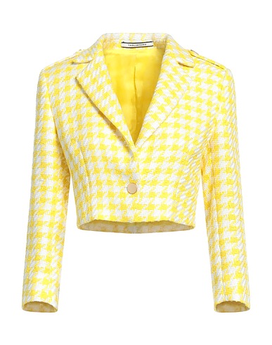 TAGLIATORE 02-05 Blazer Yellow 37% Viscose, 35% Polyester, 28% Linen