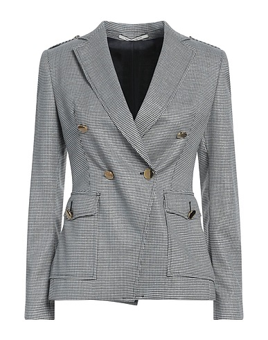 TAGLIATORE 02-05 Blazer Black 55% Polyester, 37% Wool, 4% Viscose, 2% Elastane, 2% Polyamide