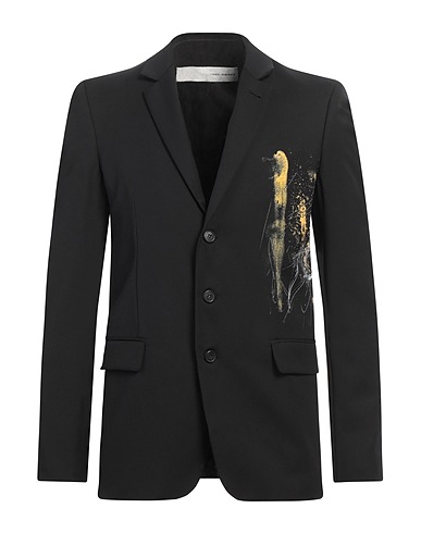 ISABEL BENENATO Blazer Black 100% Virgin Wool