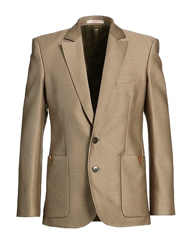 VALENTINO GARAVANI Blazer Khaki 88% Lana Vergine, 12% Seta, Lana, Viscosa
