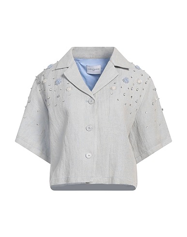 SEMICOUTURE Blazer Light blue 100% Linen