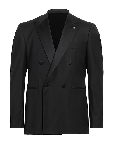 TAGLIATORE Blazer Black 50% Virgin Wool, 45% Viscose, 5% Elastane