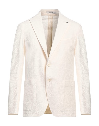 TAGLIATORE Blazer Cream 96% Cotton, 3% Elastane, 1% Polyamide