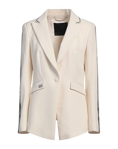 PHILIPP PLEIN Blazer Ivory 88% Polyester, 12% Elastane