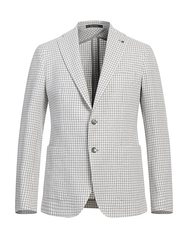 TAGLIATORE Blazers Hellgrau 56% Baumwolle, 22% Polyester, 15% Leinen, 7% Andere Fasern
